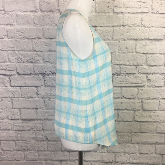 LAST CALL!! NWOT Babaton Plaid Asymmetrical Detail Shell - Picture 9 of 16